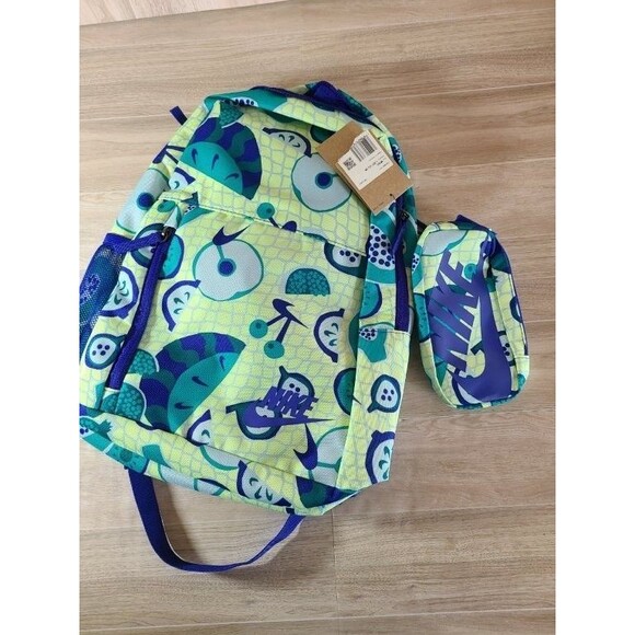 Nike Fruit Print Backpack & Case – HM5895-701 School Bag Set, Green Blue MISC - Picture 1 of 4